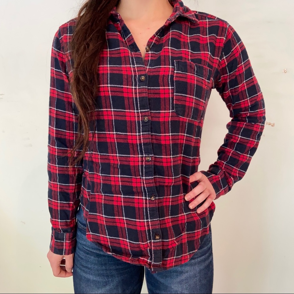 Hollister Flannel Button Down Shirt